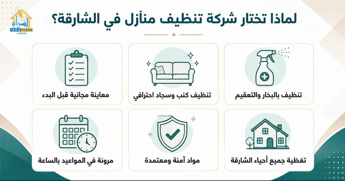 شركات تنظيف منازل في الشارقة