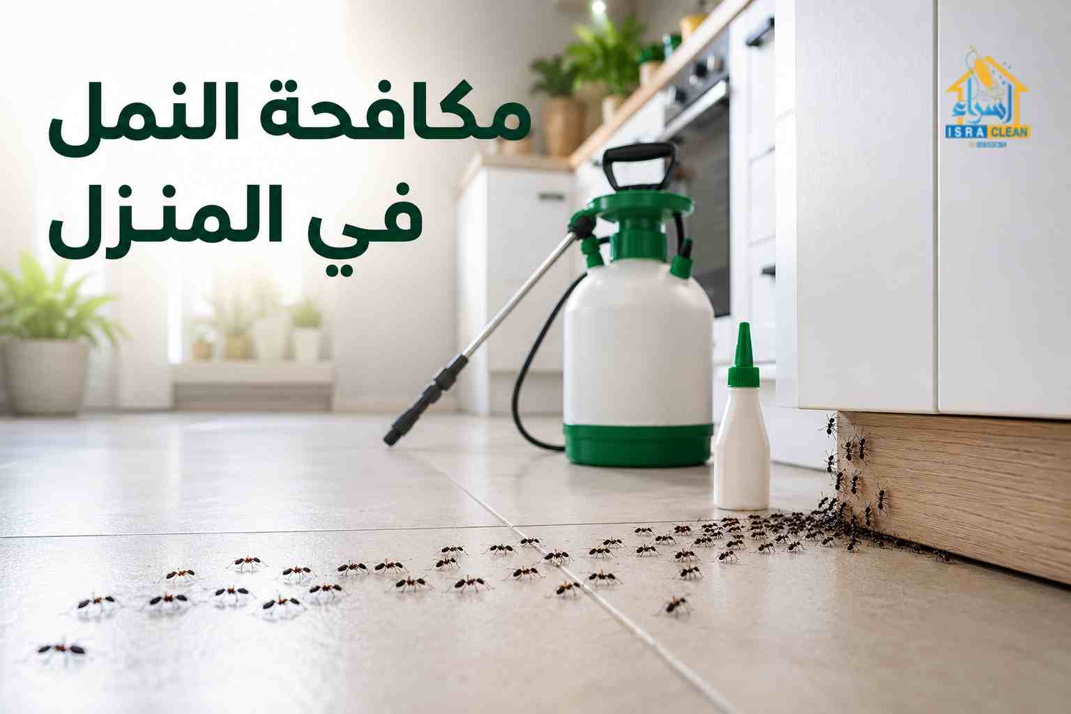 مكافحة النمل في المنزل