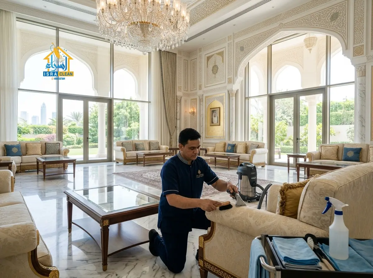 تنظيف أثاث القصور